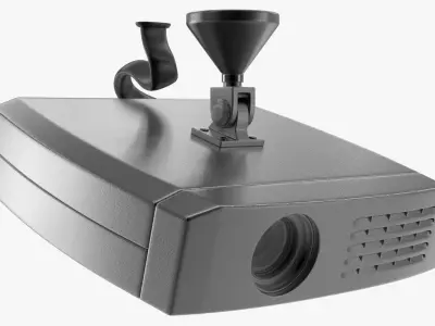 Projector machine with handle 3D model