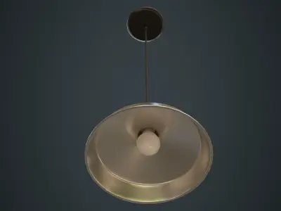 Hanging Lamp 2B Low-poly 3D model