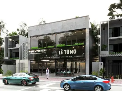 SmathGym le chinese restaurant and coffee shop 3D model