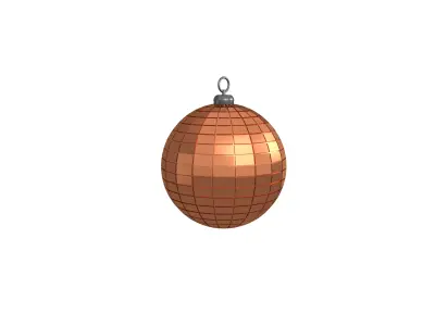 Disco Ball v1 004 Low-poly 3D model