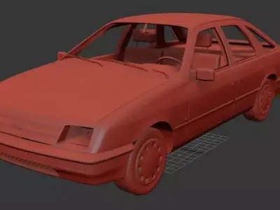 F Sierra hatchback 5door 1984 3D print model
