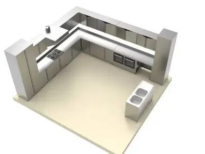 KITCHEN 14 3D model
