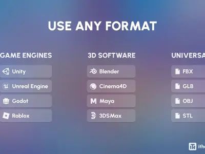 Battle Stadium Low-poly 3D model