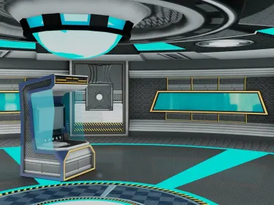 Sci-Fi Station  3D model