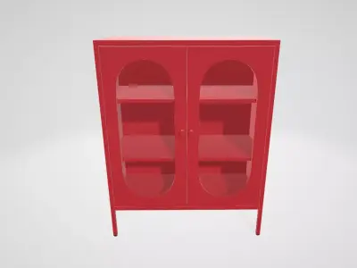 LINGZOE Metal Storage Cabinet 3D model