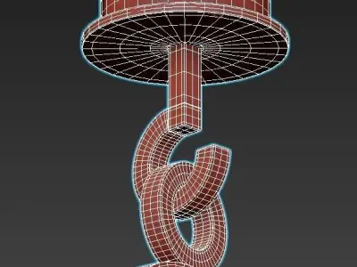 Mantra-Maya-6554 outdoor light fixture with clear glass shade 3D model