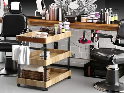 Barber Shoop 3D model