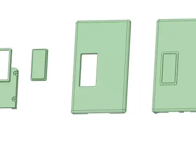 Billetbox rev 4 Mission Switch upgrade package 3D print model