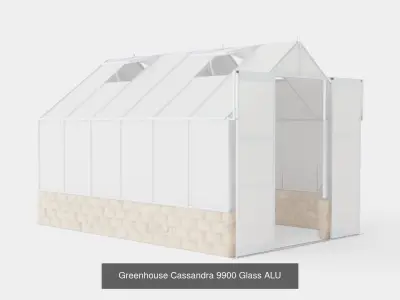 Collection of Greenhouse Cassandra - 4 models 3D Model Pack