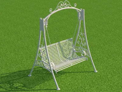 Classic swing 3D model 3D model