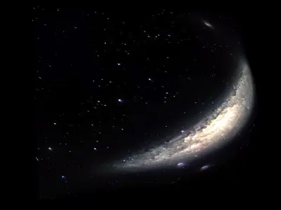 Sculptor Galaxy 3D model