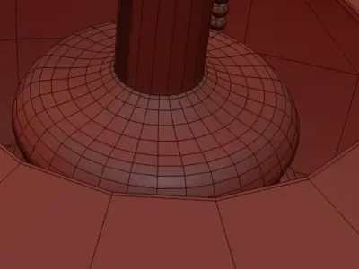 VP Globe Tinted Glass Pendant 3D model