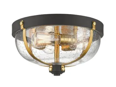 Lyndsey Light Lantern Bowl Flush Mount 3D model