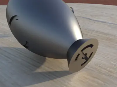 Raven Staff 3D print model