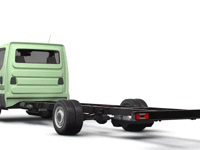 Iveco Daily Single Cab L6 Chassis 2026 3D model