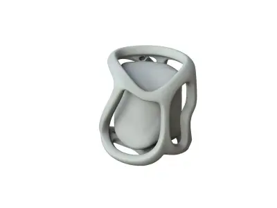 SciFi Shape Object Low Poly Low-poly 3D model 11