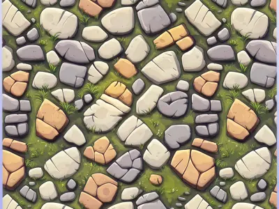 Stylized Ground Seamless Texture Texture 13