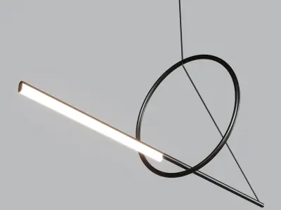 CERCLE  TRAIT PENDANT by CVL Luminaires Low-poly 3D model
