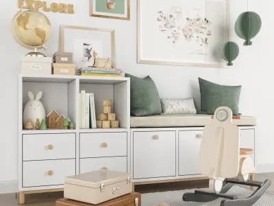 Childroom Decor-04 3D model