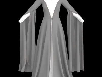 Medieval Gown  3D model