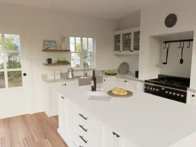 Kitchen interior 3D model 3D model order