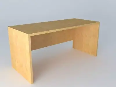 Desk DOORS HBIU 160 BRW Milano Oak 3D model