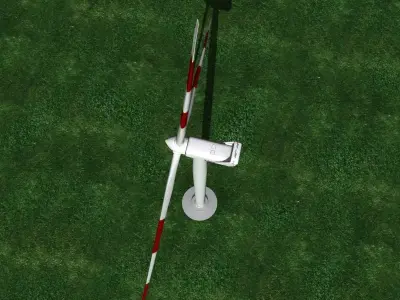 Wind Turbine Vestas V90-2-105  3D model