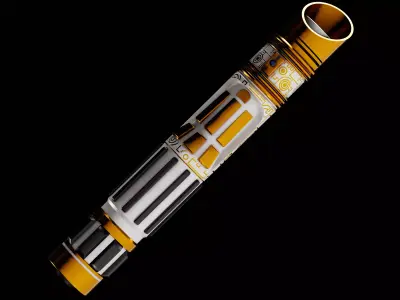 Star Wars Customized Lightsaber 3D model