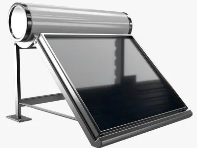 Solar Heater 2 3D model