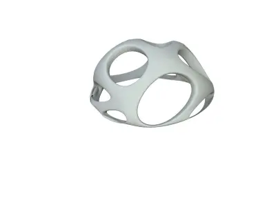 SciFi Cube Object No 54347 Low Poly Shape Low-poly 3D model