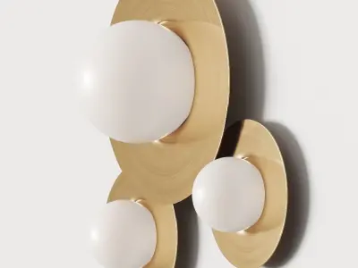 Miloox Hat Wall Lamps 3D model