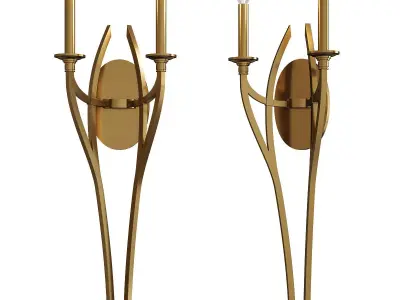 Covent Park Wall Sconce Low-poly 3D model