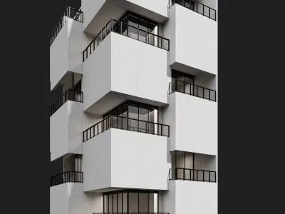 RESIDENTIAL BUILDING NO52 A 3D model