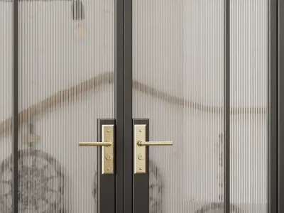 Entrance door set7 3D model