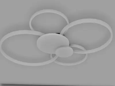 Ring Chandelier 3D model