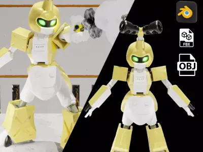  MetaBee  3D Model Low-poly 3D model