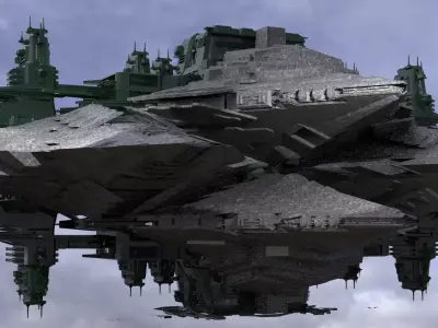 District 10 Mothership Tower 17 3D model