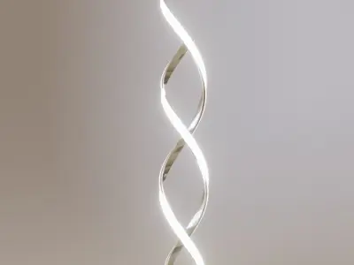 Modern table lamp Low-poly 3D model