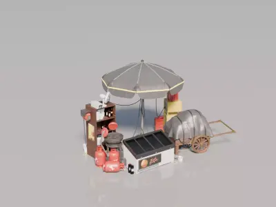 Cyberpunk House 10 3D model