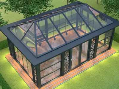greenhouse conservatory 3D model