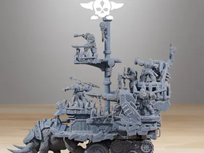 Orkaz Death Mounta  3D print model