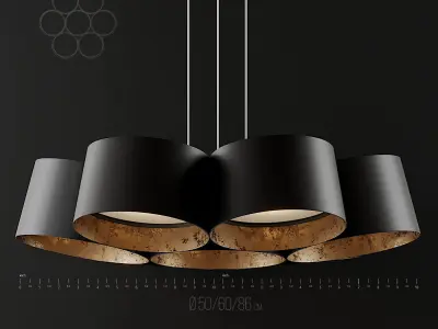 Marimba LED Pendant by Modern Forms 3D model
