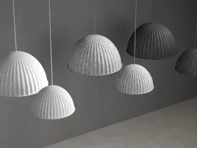 Muuto Under The Bell Pendant Lamp 55-82cm 3D model