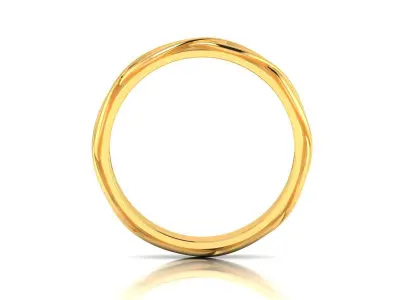 Solitaire Wedding Engagement Band Ring 3D print model
