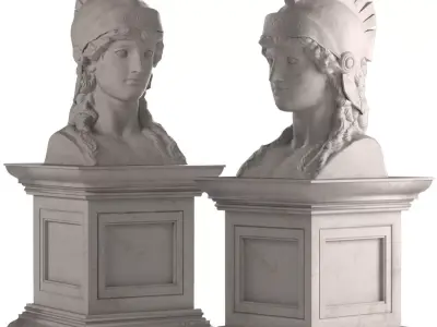 Athena Bust 3D model
