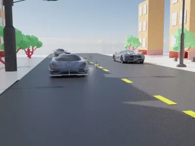 SUNNY DAY IN THE NEIGHBORHOOD  3D model