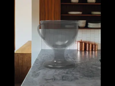 bear glass 3D model
