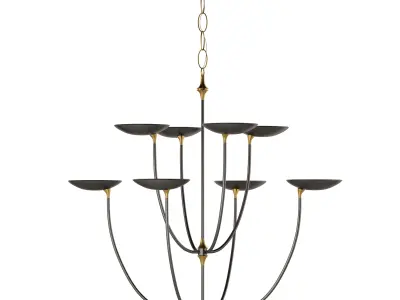 Chandelier Visual Comfort Keira collection XL  3D model
