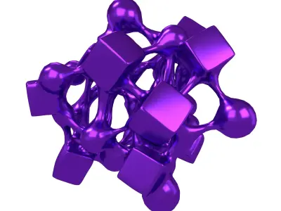 Abstract Shape v44 007 Low-poly 3D model