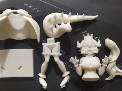 Bowsette princess bowser 3D print model
